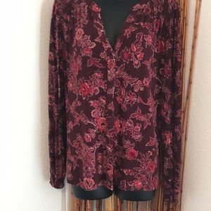 Super Soft Large Wine Sweater
